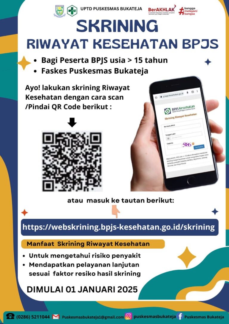 AYO SKRINING RIWAYAT KESEHATAN BERSAMA BPJS KESEHATAN